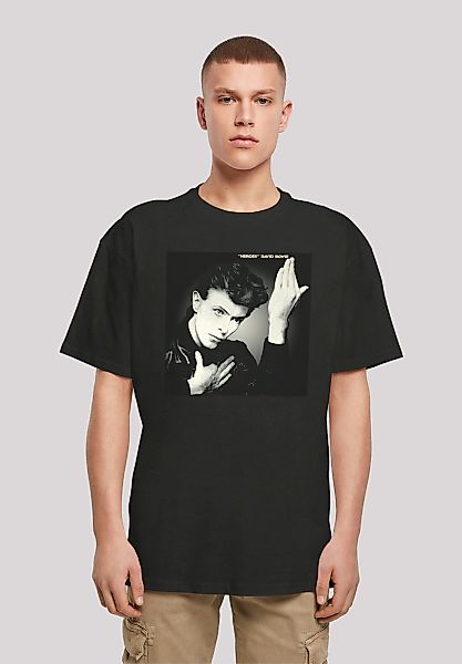 F4NT4STIC T-Shirt "David Bowie Rock Music Band Heroes Album Cover" Print günstig online kaufen