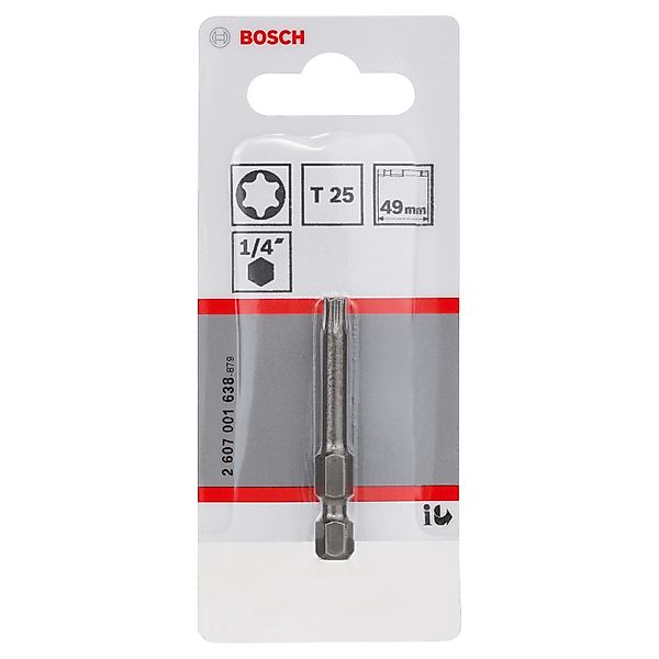Bosch Schrauberbit Extra Hard T25 49 mm günstig online kaufen