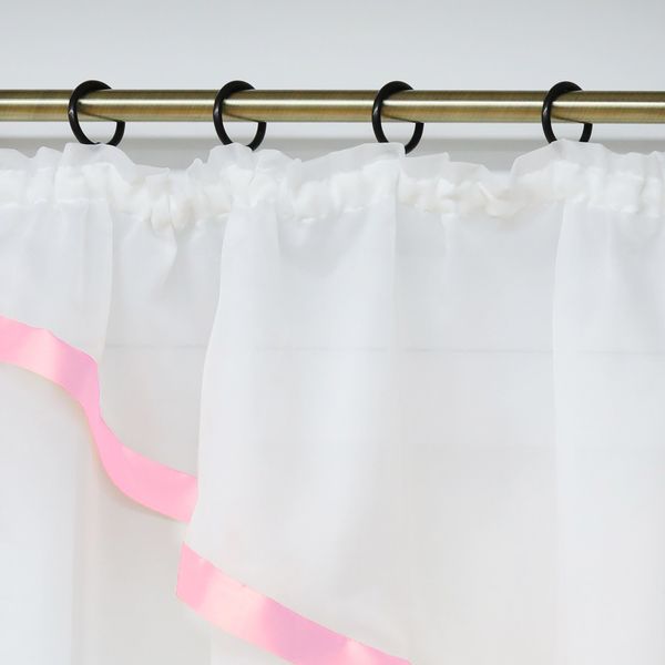 Joyswahl Scheibengardine Claudia, Kräuselband, transparent, Voile günstig online kaufen