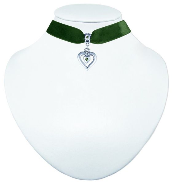 LUISIA® Collier Samt Kropfband Herz in günstig online kaufen
