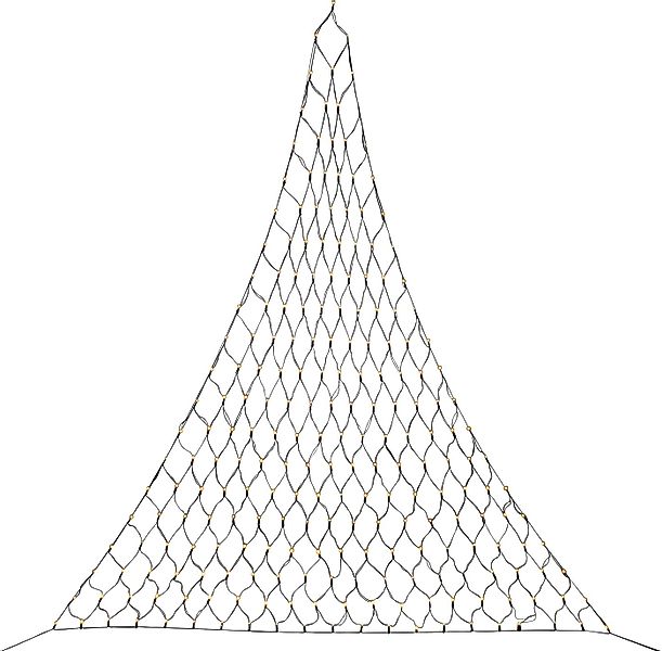 KONSTSMIDE LED-Lichternetz Triangel, 231-flammig, LED Lichternetz, bernstei günstig online kaufen