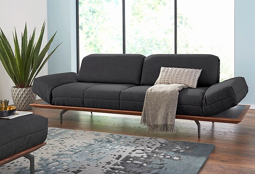 hülsta sofa 4-Sitzer "hs.420", in 2 Qualitäten, Holzrahmen in Eiche Natur o günstig online kaufen