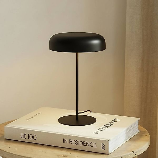 Lindby Tischleuchte Edion, schwarz, Metall, 45 cm günstig online kaufen