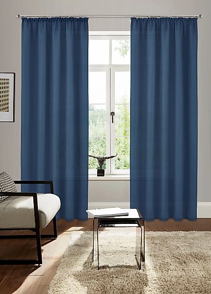 Bruno Banani Vorhang "Lagan" Kräuselband 2 Stk. tlg. 2-er Set, gewebt, Micr günstig online kaufen