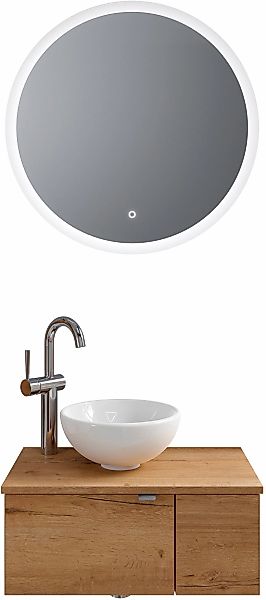 Saphir Badmöbel-Set "Serie 6915" 4 Stk. tlg. Gäste-Bad, 70 cm breit, mit LE günstig online kaufen