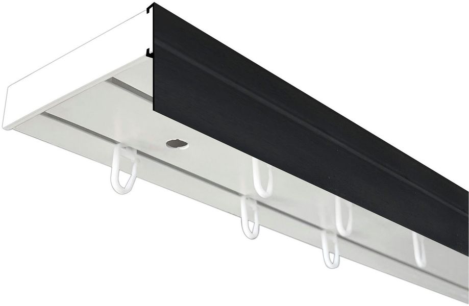 SN DECO GROUP Gardinenschiene "Vorhangschiene SH (1) mit Blende 5 cm" 2 läu günstig online kaufen