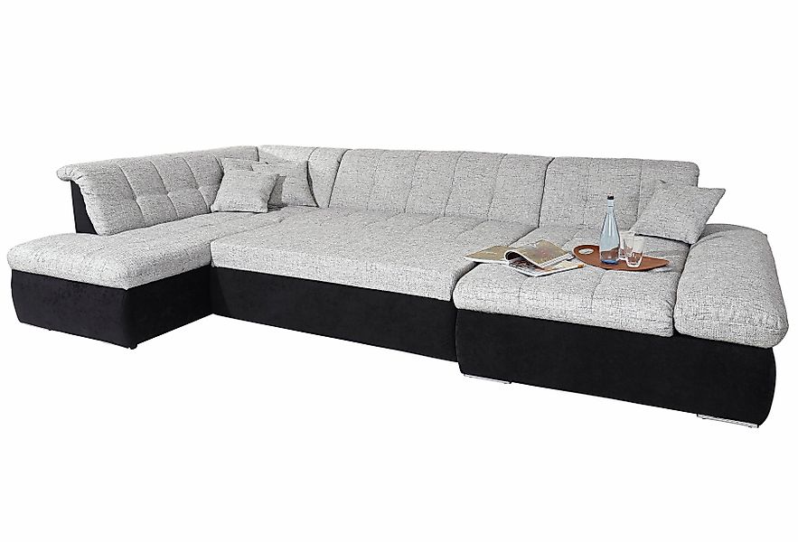 DOMO collection Wohnlandschaft "Moric U-Form, auch in Cord, Breite 353cm, v günstig online kaufen