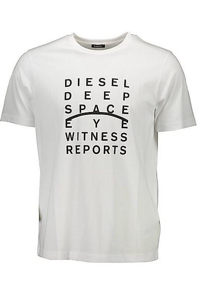 Diesel T-Shirt Herren Kurzarm-T-Shirt in Weiß mit günstig online kaufen