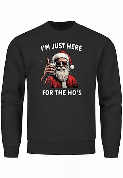 MoonWorks Sweatshirt Sweatshirt Herren Weihnachten Spruch I`m just here for günstig online kaufen