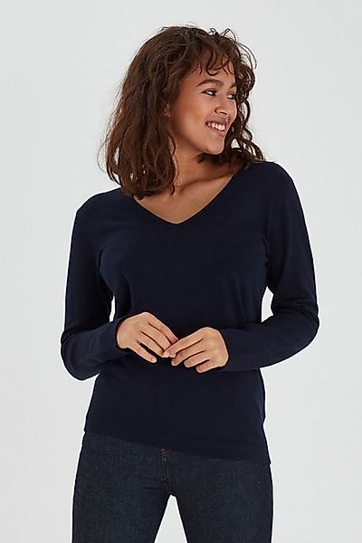 Pulz Jeans Strickpullover PZSARA Femininer Pullover mit V-Ausschnitt günstig online kaufen