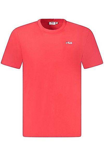 Fila T-Shirt Herren Kurzarm T-Shirt Rot - Regular Fit günstig online kaufen