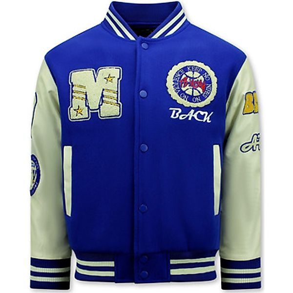 Enos  Blazer Vintage Oversized American Baseball günstig online kaufen