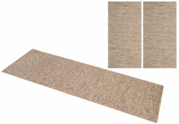 my home Bettumrandung "Wolly, Handweb Teppiche" Höhe 14 mm 3 Stk. tlg. Bett günstig online kaufen