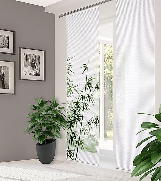 HOME in green Schiebegardine RUFUS (1 St), Paneelwagen, halbtransparent, Ba günstig online kaufen