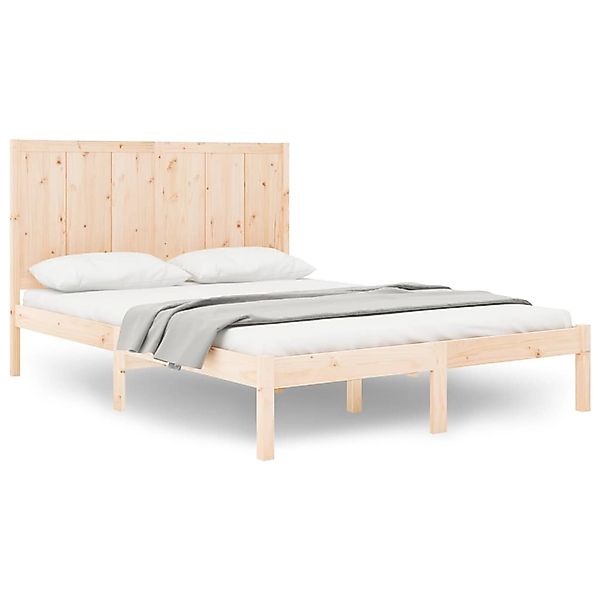 vidaXL Bett Massivholzbett ohne Matratze 160x200 cm Kiefernholz günstig online kaufen