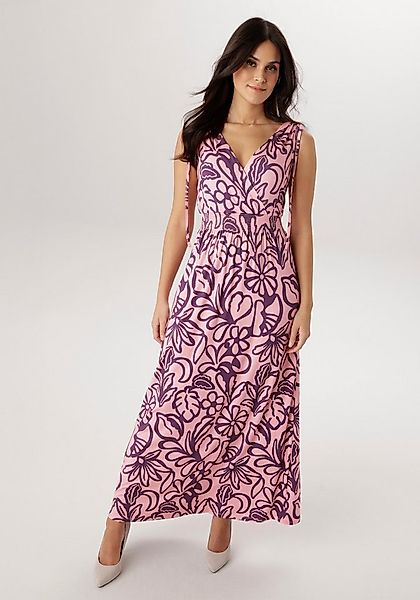 Aniston SELECTED Sommerkleid mit breiten Trägern zum Raffen - NEUE KOLLEKTI günstig online kaufen