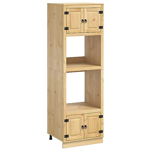vidaXL Schrank mit Regal Honig 66 x 58 x 207 cm Massives Kiefernholz 420075 günstig online kaufen