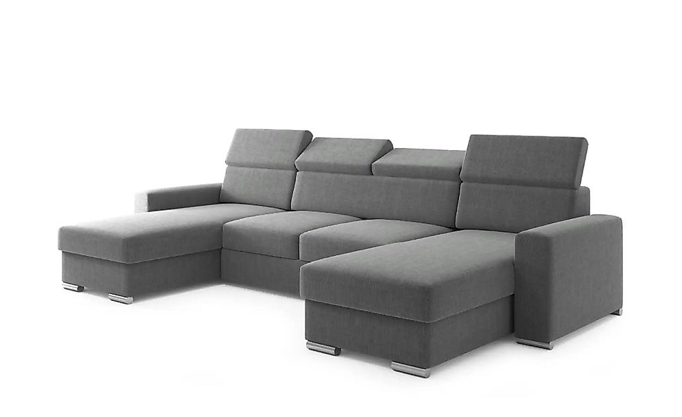 Wohnlandschaft   ¦ grau ¦ Maße (cm): B: 305 H: 79 Polstermöbel > Sofas > Sc günstig online kaufen