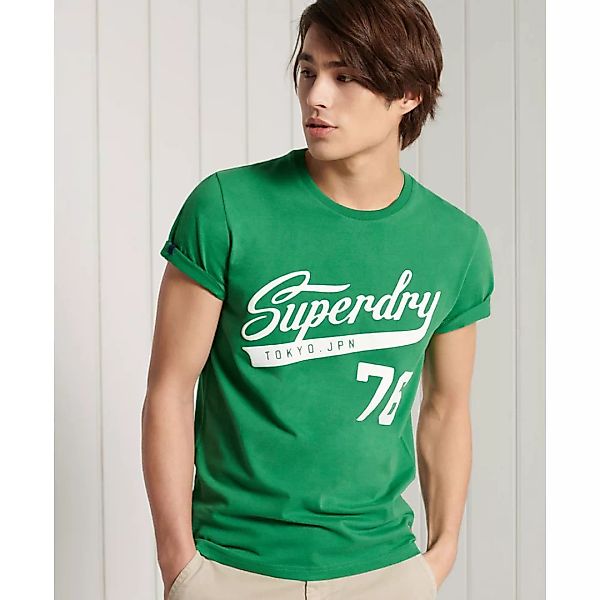 Superdry Collegiate Graphic 185 Kurzarm T-shirt 2XL Oregon Green günstig online kaufen