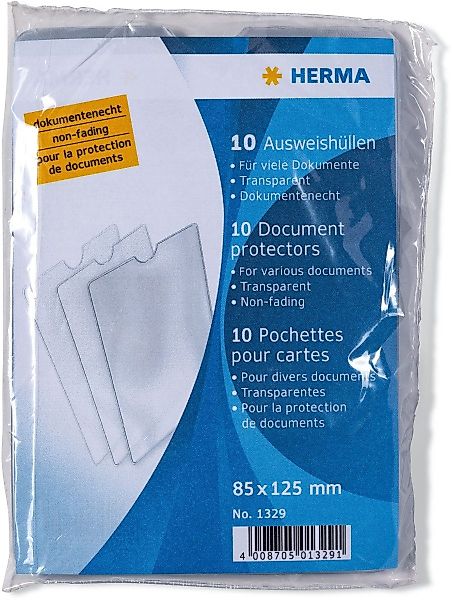 HERMA Schreibgeräteetui Ausweishüllen 85x125mm für viele günstig online kaufen