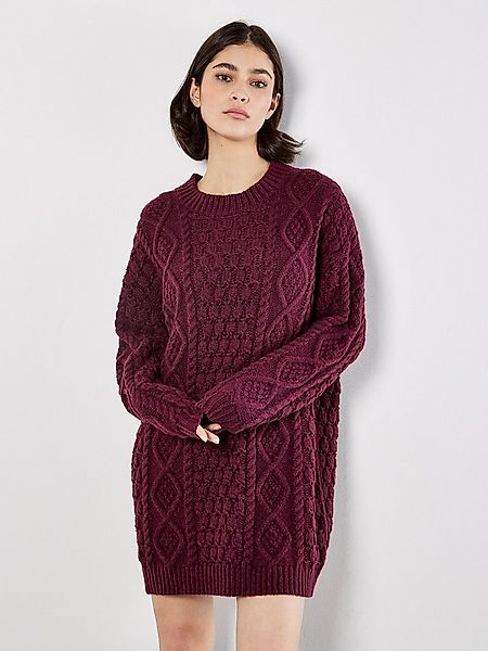 Apricot Minikleid Pullover-Kleid im Oversized-Stil günstig online kaufen