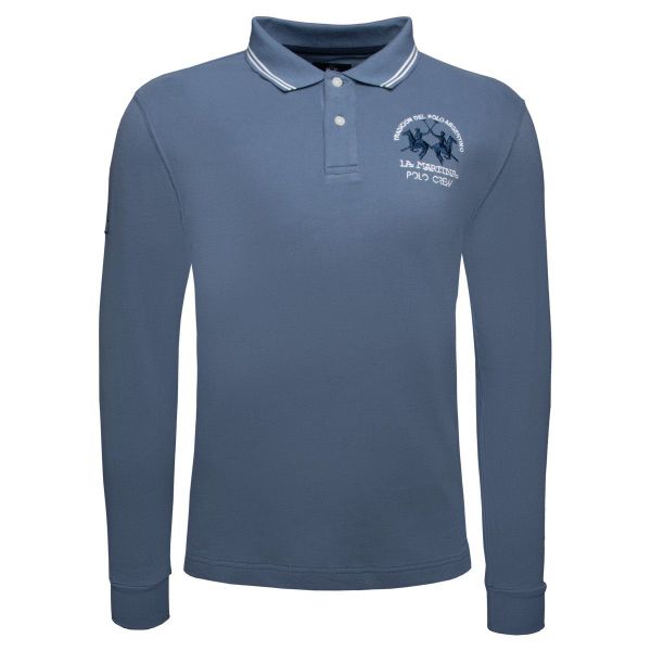 La Martina Langarm-Poloshirt XMP307 Herren Langarmshirt, günstig online kaufen