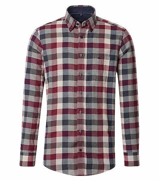 CASAMODA Flanellhemd "CASAMODA Flanellhemd kariert" günstig online kaufen