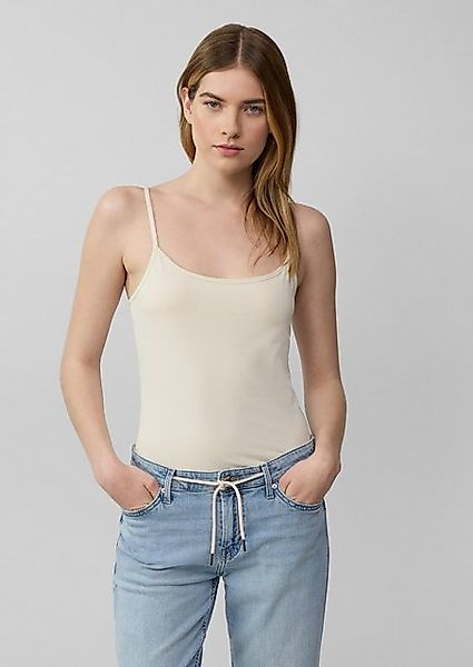 s.Oliver Shirttop Slim-Fit-Top aus Baumwollmix mit verstellbaren Spaghettit günstig online kaufen