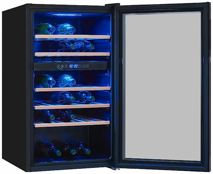 exquisit Weinkühlschrank "WS2-45-GTE-160G" Digitale Temperaturanzeige günstig online kaufen
