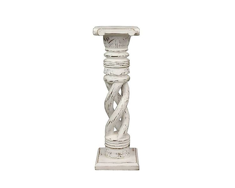 Oriental Galerie Blumenhocker Gedrehte Säule Antik Dunkelbraun 60 cm klein günstig online kaufen