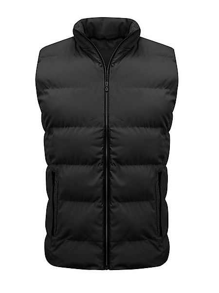 YOUTHUP Steppweste Lässige Herrenweste mit Stehkragen günstig online kaufen