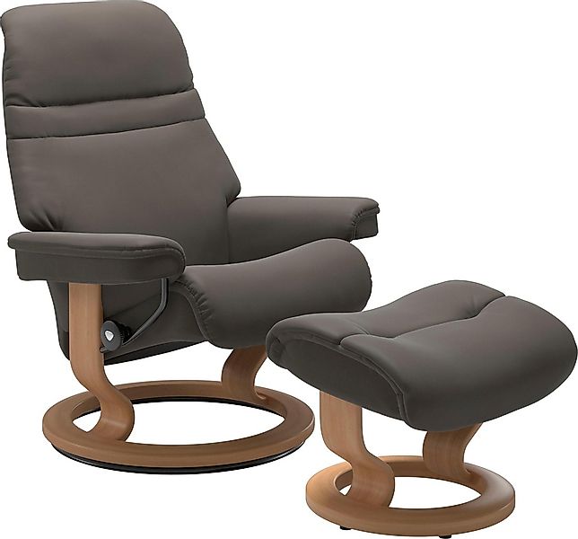 Stressless Relaxsessel "Sunrise" Relaxsessel mit Hocker, mit Classic Base, günstig online kaufen