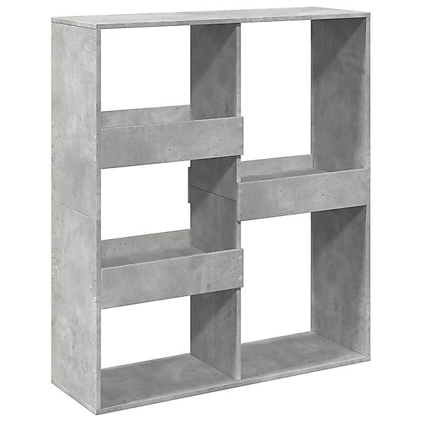 vidaXL Bücherregal Bücherregal/Raumteiler Betongrau 100x33x115 cm, günstig online kaufen