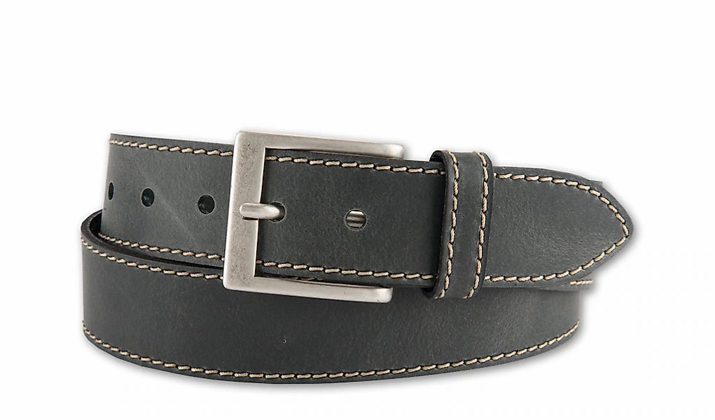 BERND GÖTZ Ledergürtel "Ledergürtel mit dekorativer Naht und markanter Ecks günstig online kaufen