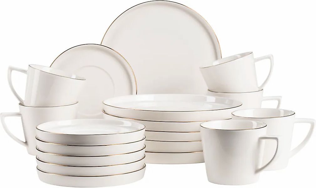MÄSER Kaffeeservice "SITA, Kaffeeservice, Porzellan" Geschirr-Set, Service günstig online kaufen
