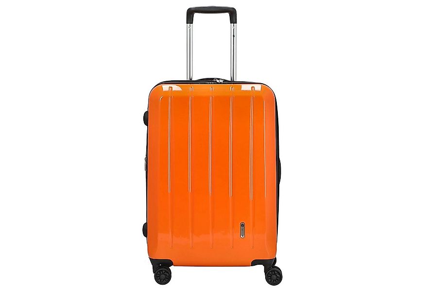 CHECK.IN® Koffer London 2.0 - 4-Rollen-Trolley 67 cm (orange), 4 Rollen Rol günstig online kaufen