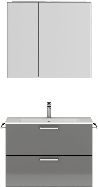 nobilia Badmöbel-Set "Tolvina", (2 St., vormontiert, mit Soft-Close), inkl. günstig online kaufen