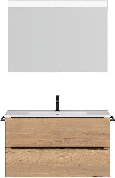 nobilia® Badmöbel-Set »Levere« vormontiert, mit Soft-Close, 2 Stk. tlg. ink günstig online kaufen