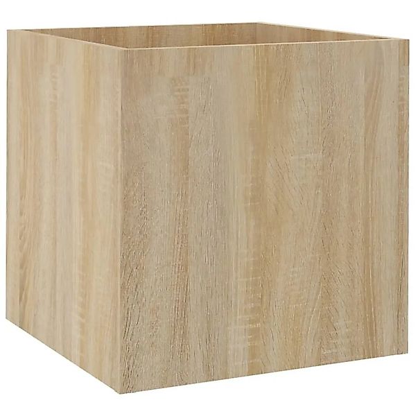 vidaXL Pflanzgefäß Sonoma-Eiche 40x40x40 cm Holzwerkstoff 808795 günstig online kaufen