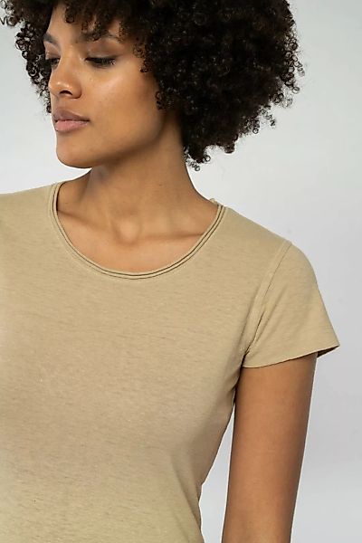 Legeres T-Shirt aus Hanf & Bio Baumwolle günstig online kaufen