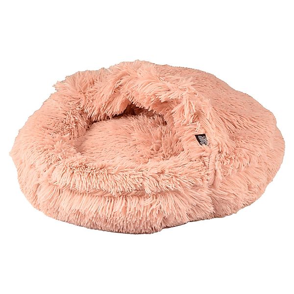 dynamic24 Tierbett, Plüsch Hundebett rosa Ø günstig online kaufen