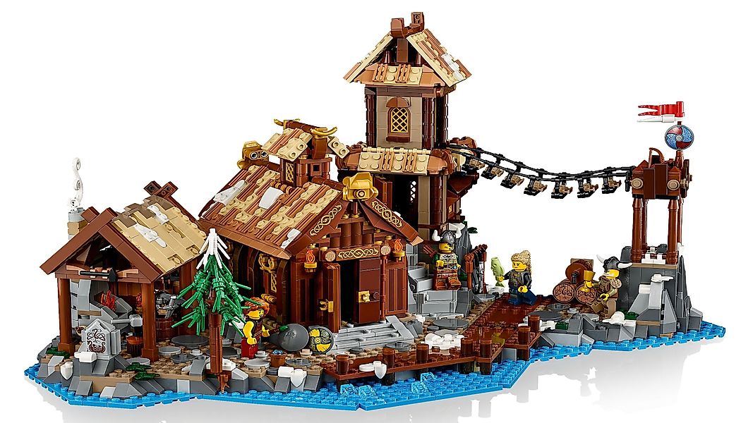 LEGO® LEGO® Ideas 21343 Wikingerdorf Konstruktionsspielsteine, günstig online kaufen