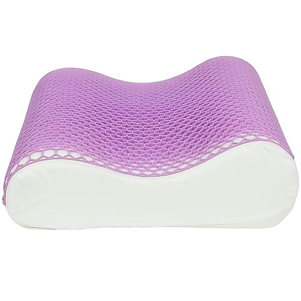 HOMCOM Memory Schaum Kissen Kopfkissen, Nackenstützkissen mit abnehmbarem B günstig online kaufen