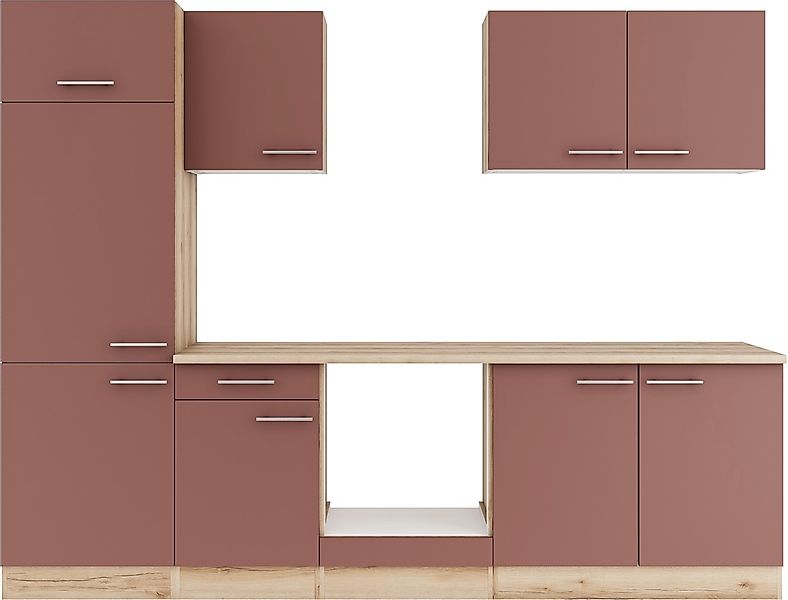 OPTIFIT Küche "Bella" Breite 210 cm, wahlweise mit E-Geräten günstig online kaufen