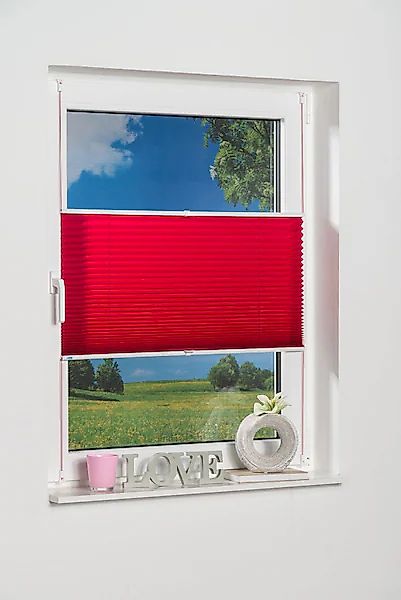 K-HOME Plissee »Klemmfix Pisa«, Lichtschutz, ohne Bohren, verspannt, Crushe günstig online kaufen