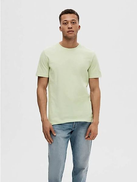 SELECTED HOMME T-Shirt Weiches Rundhals T-Shirt Basic Cotton Shirt Regular günstig online kaufen