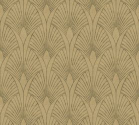 Bricoflor Goldene Tapete Der 20er Jahre Art Deco Vliestapete Edel Ideal für günstig online kaufen