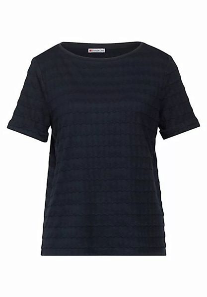 STREET ONE T-Shirt structure u-boat shirt günstig online kaufen