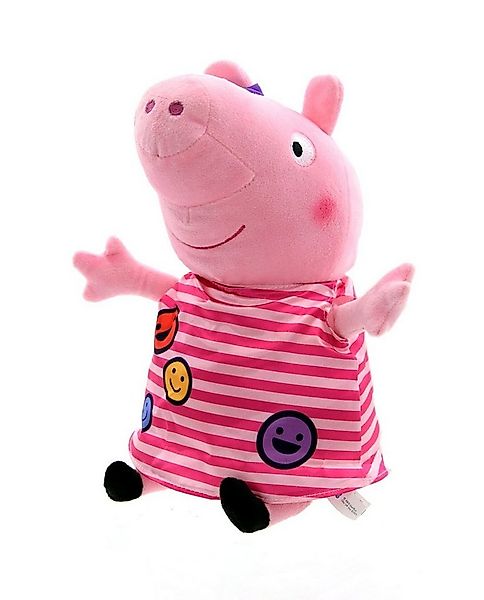 Play by Play Kuscheltier Peppa Wutz Plüschfigur (31cm) Peppa gestreiftes Kl günstig online kaufen