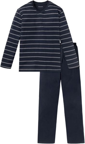 Schiesser Pyjama "selected premium inspiration" 2 Stk. tlg., mit V-Ausschni günstig online kaufen